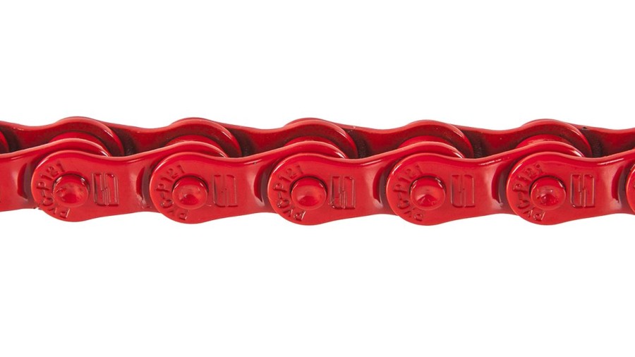 Parts FITBIKECO | Pyc P121 Half-Link Chain Red