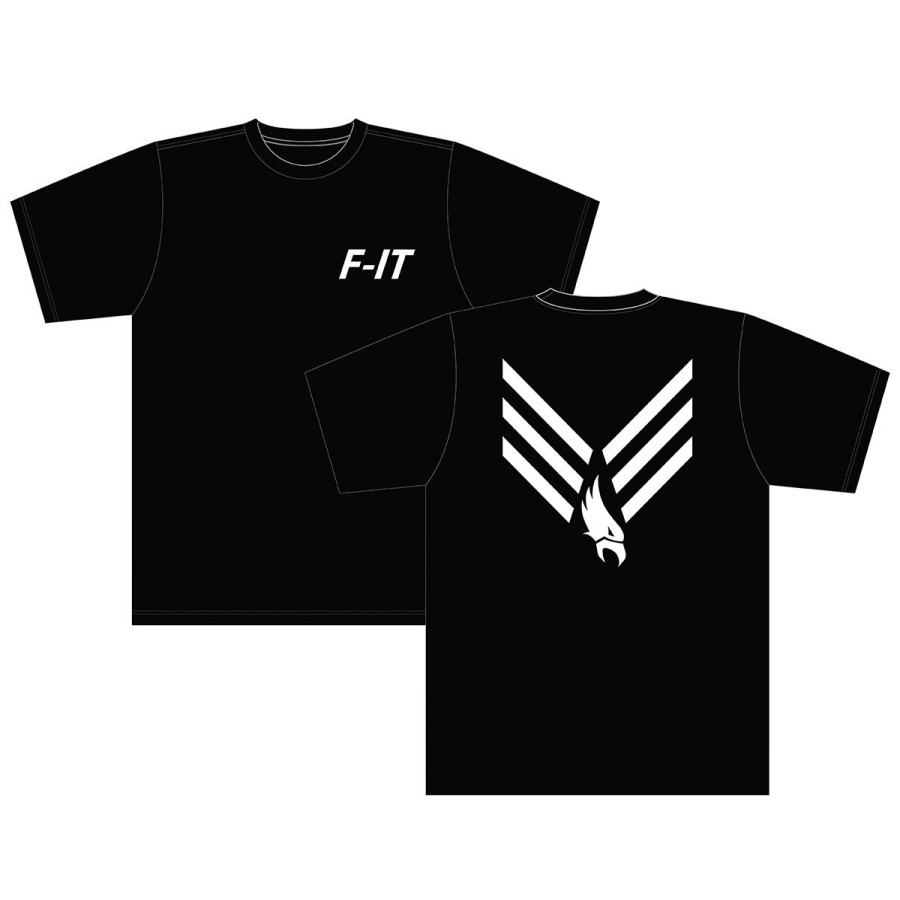 Goods FITBIKECO | Fit Metal Eagle Tee Black